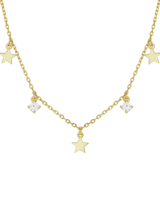 Stella CZ Charm Necklace