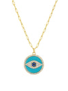 The Athena Medallion Necklace | Clip Chain