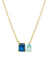 Double Belle Birthstone Necklace