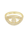 Sofia CZ Evil Eye Ring