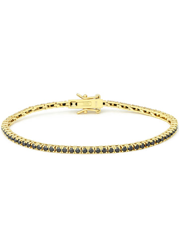 Midnight CZ Tennis Bracelet
