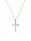 Belle Blush Cross Necklace