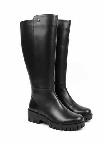 Faux Leather With Expandable Zipper Boot | BT203