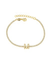 Initial Tennis Bracelet