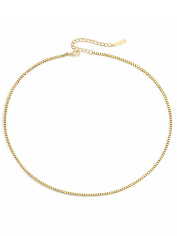 Belle Chain Box Necklace