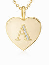 Heart Initial Pendant