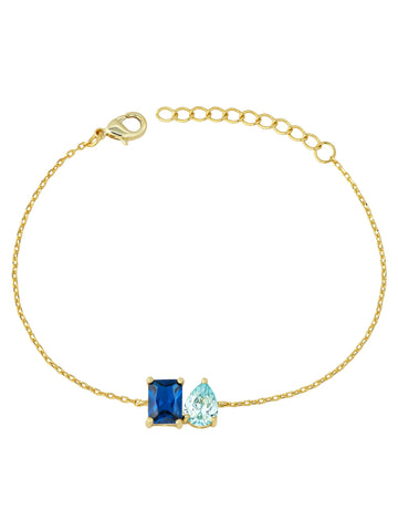 Double Belle Birthstone Bracelet