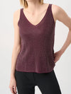 Metallic Cami With Rhinestone Detail | R293