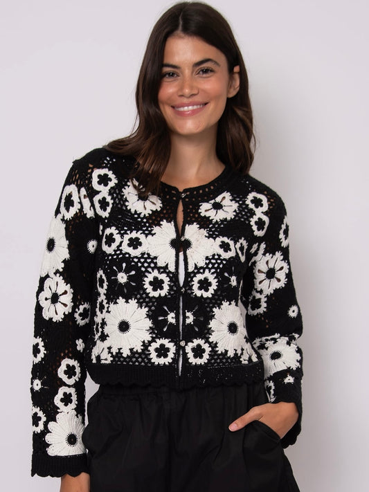 Crochet Flower Cardigan | C227