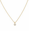 CZ Ball Bead Necklace