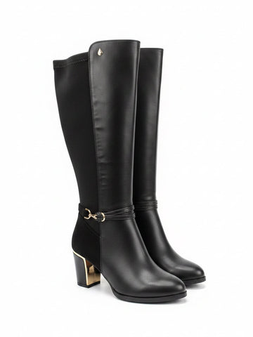 Sexy Heel Boot With Gold Accents | BT205
