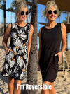 Reversible A-Line Dress With Pockets | D214
