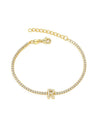 Initial Tennis Bracelet