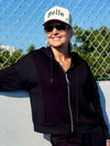 Techno Luxe Sweater With Hood | SW258