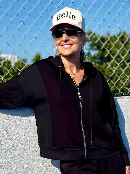 Techno Luxe Sweater With Hood | SW258