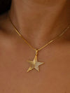 Superstar CZ Charm Pendant
