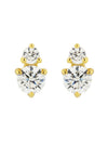 Teardrop CZ Studs