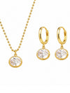 Ball Bead Necklace Set