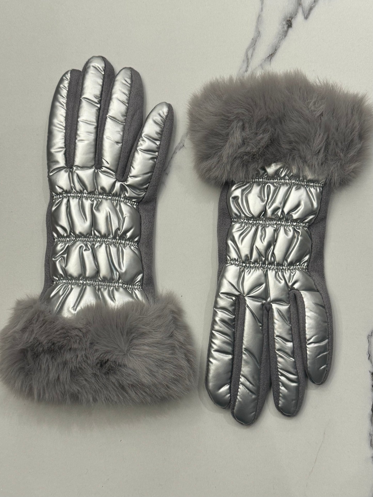 Luxurious Fur Trim Gloves | GL100