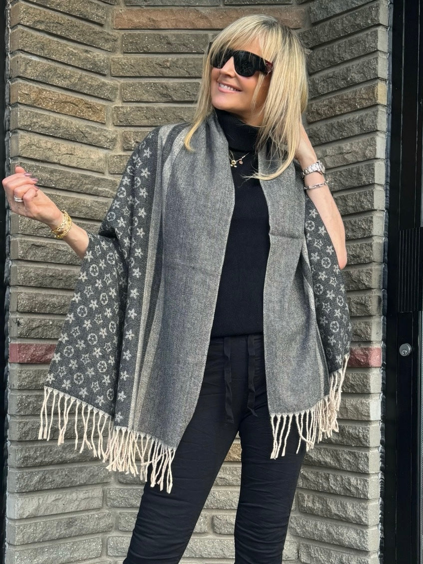 Luxury Scarf with Fringe | SC111