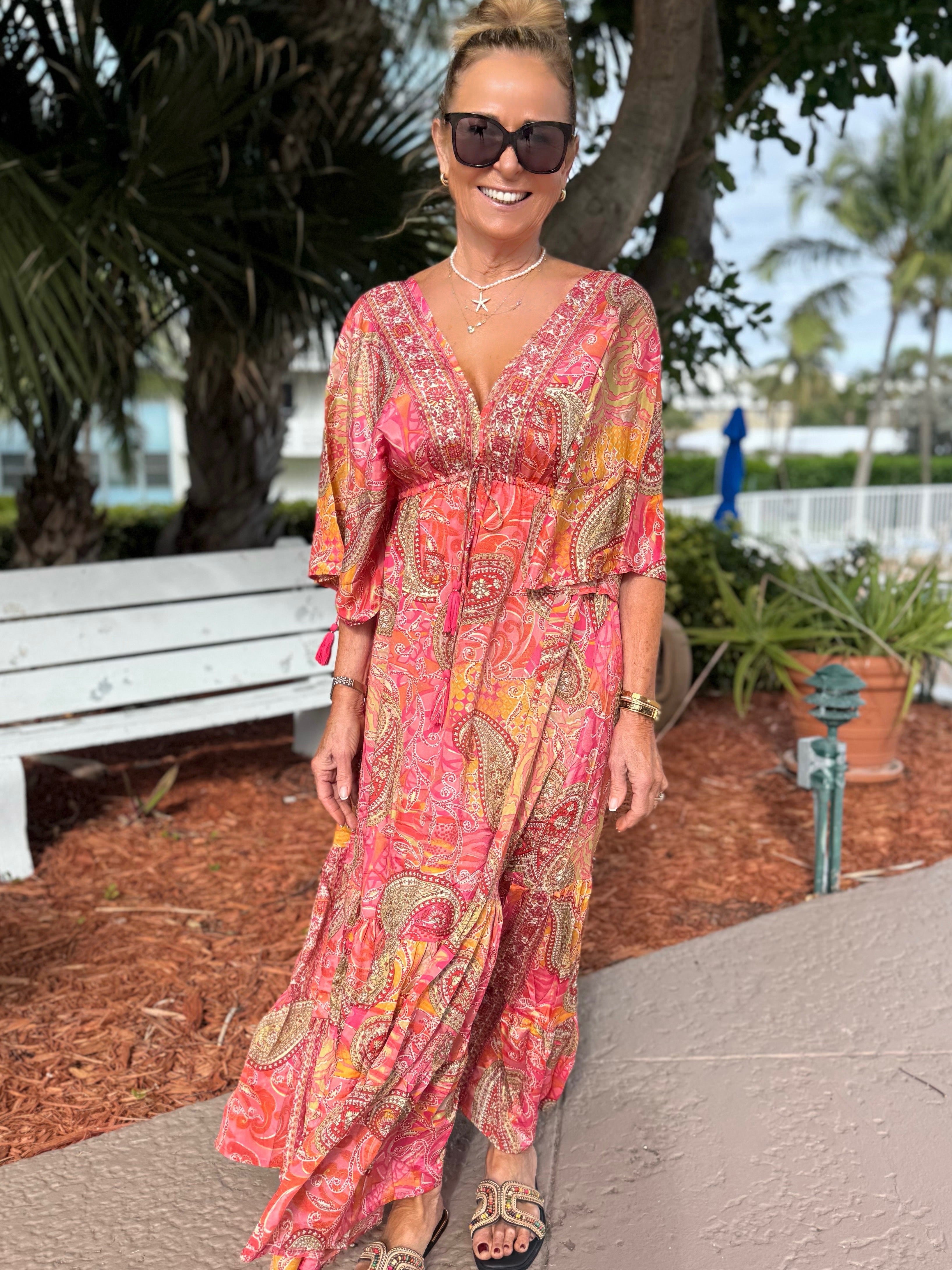 St. Tropez Silk Blend Dress | D210 (Preorder) – Artizan