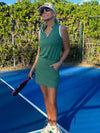 2-Tone Sleeveless Athleisure Top | T298