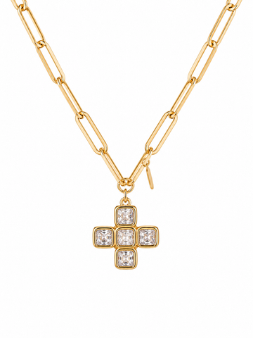 Monaco Cross Necklace