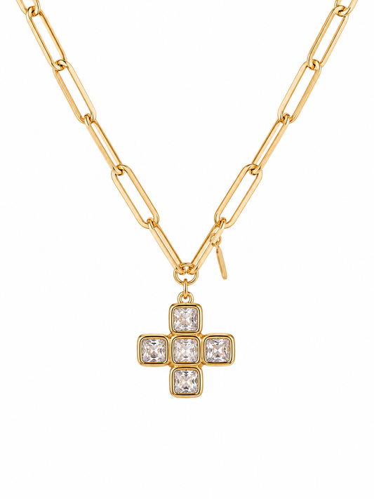 Monaco Cross Necklace