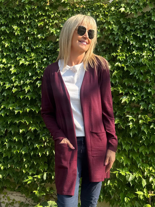 Feel Like Cashmere Cardi With Pockets | C202