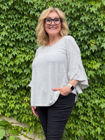 Super Lightweight Striped Top | T346