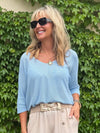 Positano Italian Knit Top | T336