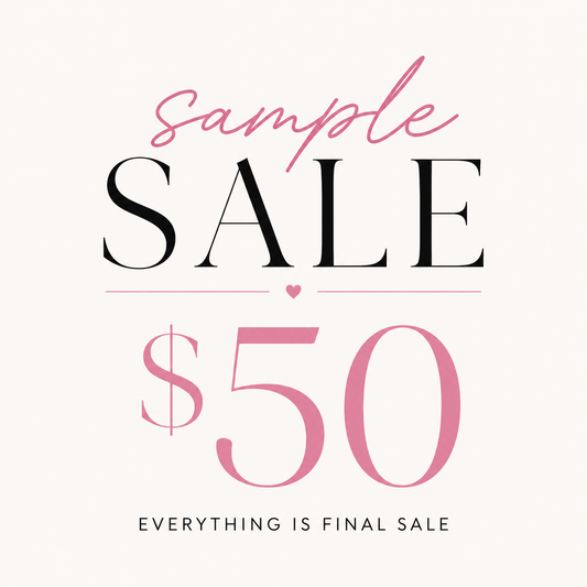 $50 SAMPLE SALE