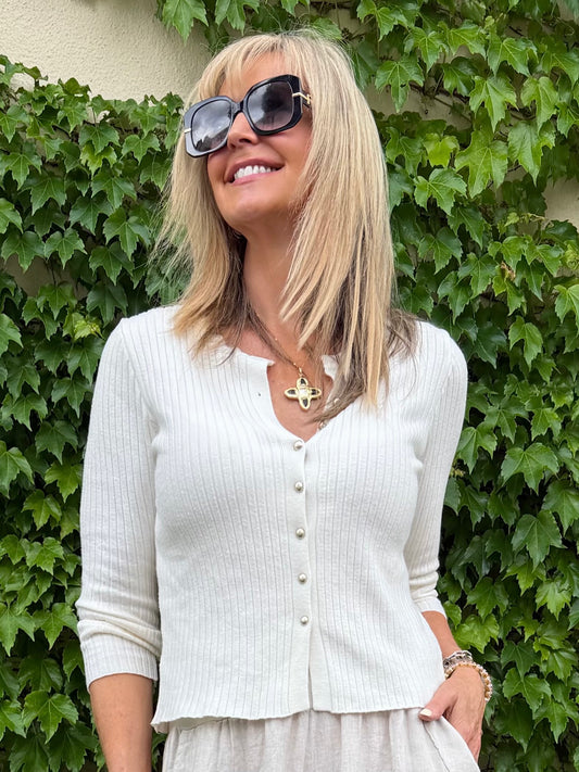 Beautiful Button Birthday Cardi | C222