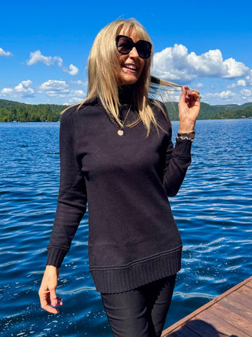 Cozy Classic Turtleneck Tunic | T226