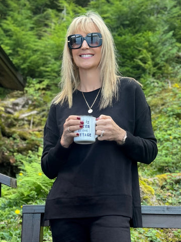 Ultra Soft Hi-Low Wellness Crew Neck | T230