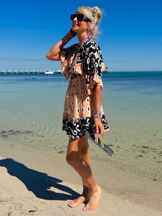 St. Barts Embellished Boho Dress | D211 (Preorder)