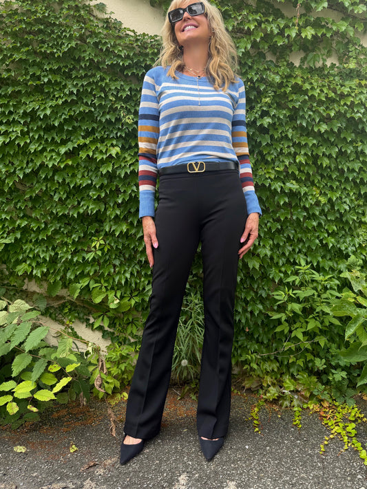 Scuba Pull-On Flared Pant | R294
