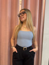 Gorgeous Ribbed Tube Top | T324