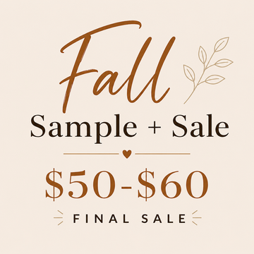 FALL SAMPLE + SALE