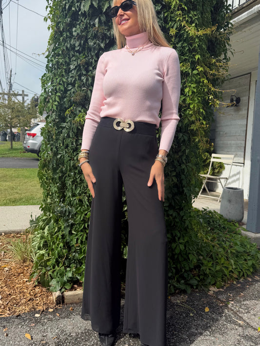 Chiffon Wide-Leg Pant | R300