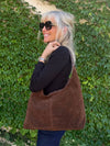 Faux Suede Shoulder Bag | BA206
