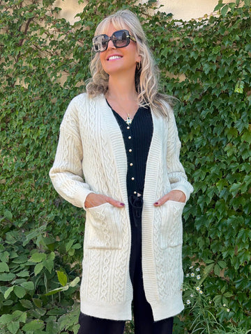 The Aspen Cardigan with Pockets | C240
