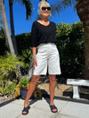 Classic White Bermuda Shorts | PA272