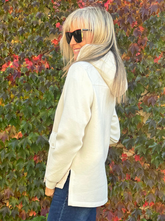 Sporty & Chic Jacket With Hood | JK232