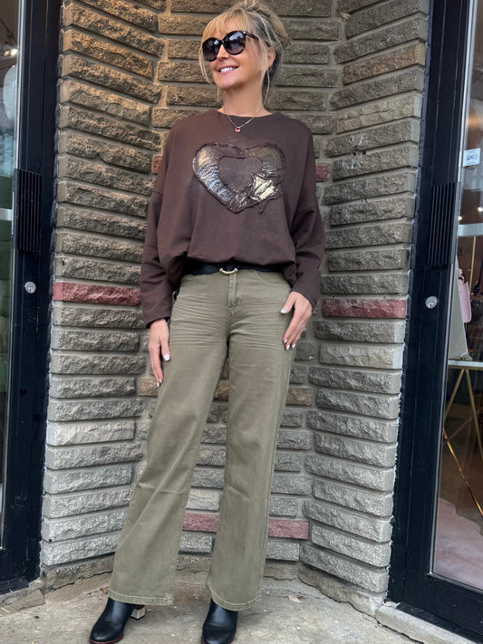 High Rise Wide Leg Jean | JN208