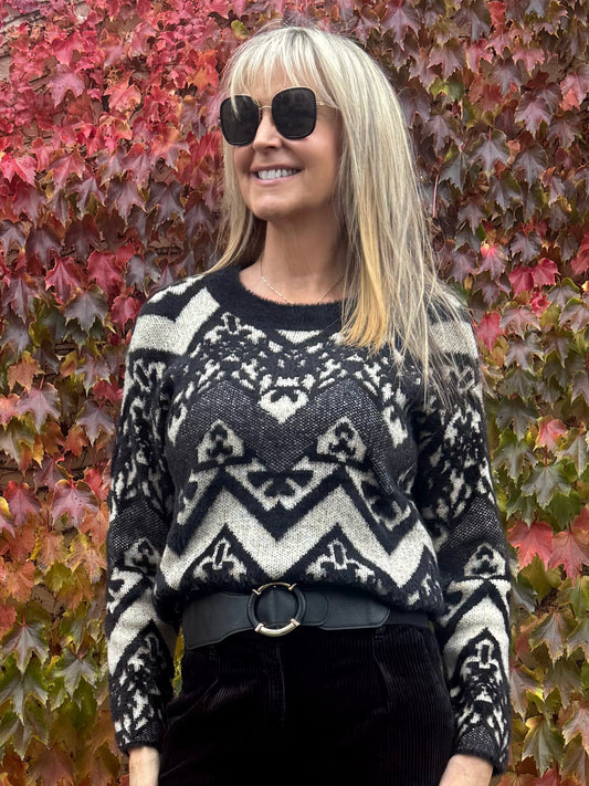 Stunning Statement Knit Sweater | SW243