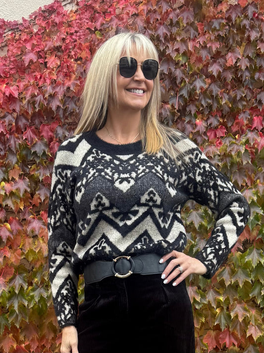 Stunning Statement Knit Sweater | SW243