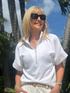 Techno Luxe Mock Neck Top | T299