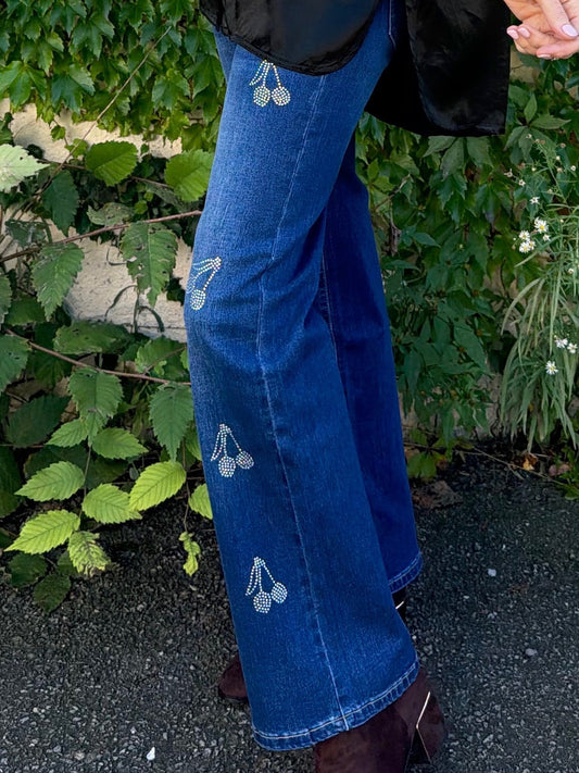 Bling Cherry Jeans | JN226
