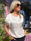 Italian Silky Dolman Top | T376